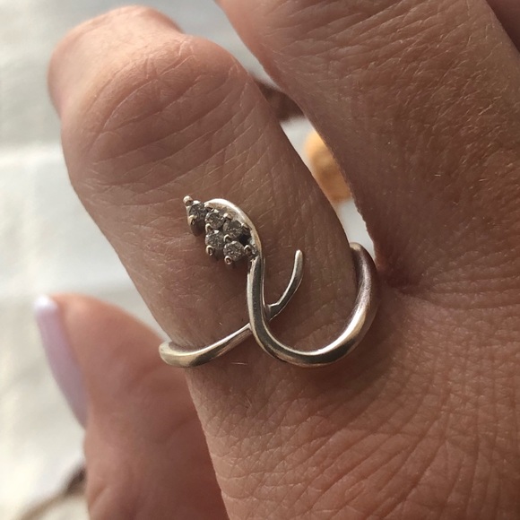 18K White gold ring💍
